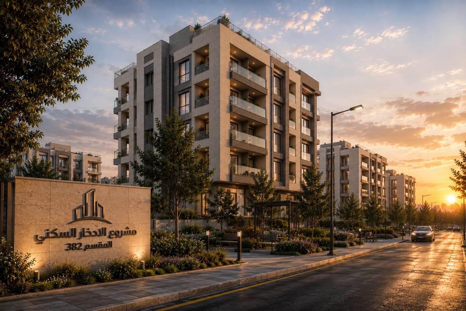 مشروع الادخار السكني – المقسم 382